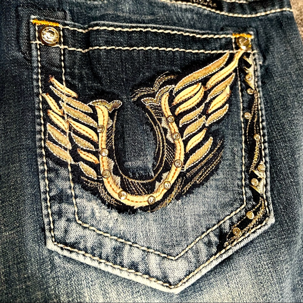 Miss Me Jeans Boot Cut Medium Wash - Like New